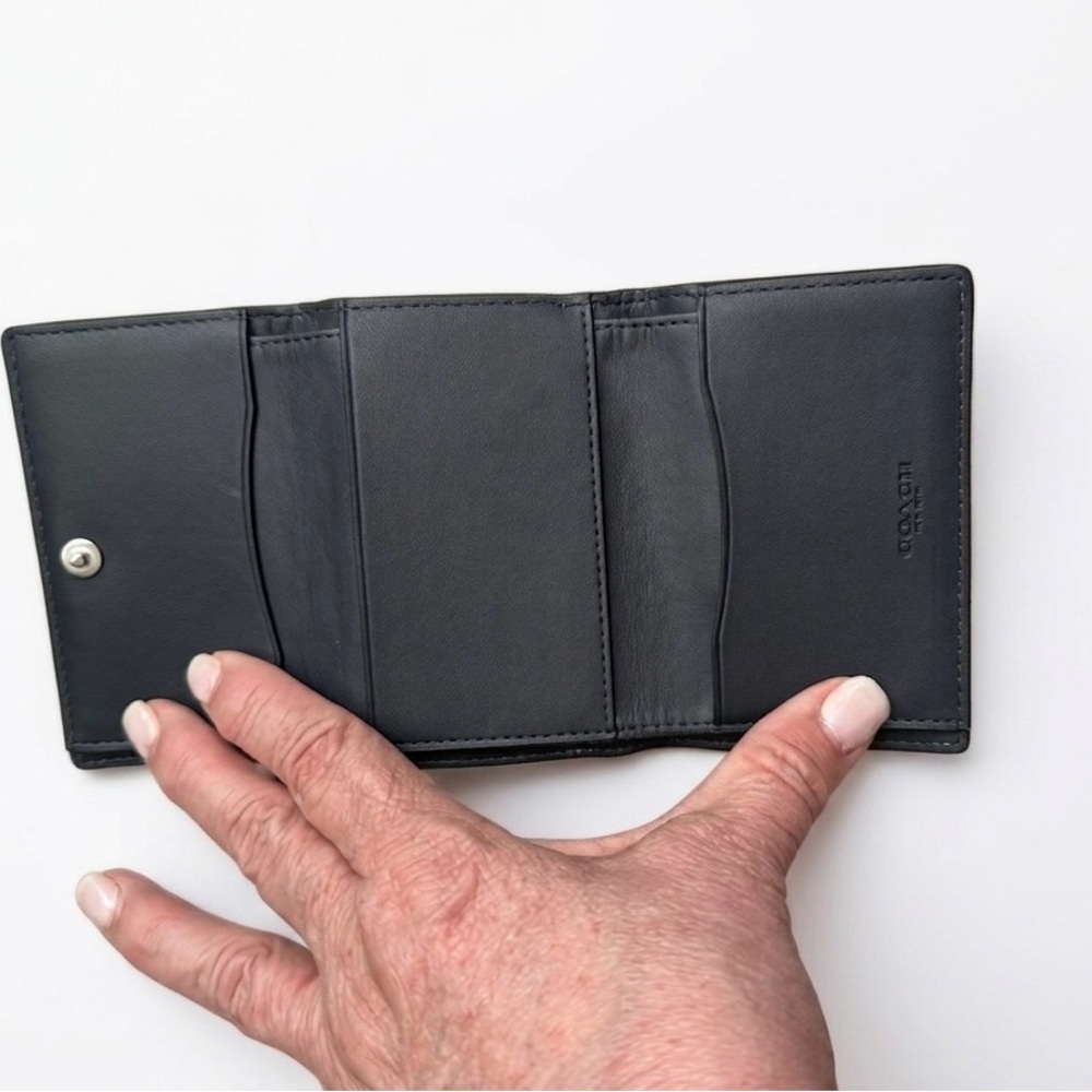 Coach Micro Trifold Leather Wallet - Picture 2 of 3